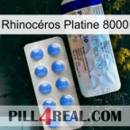 Rhinocéros Platine 8000 39